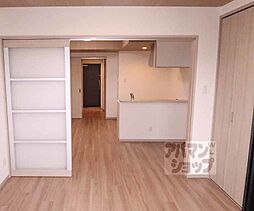 JR東海道・山陽本線 京都駅 徒歩14分の賃貸マンション 4階1LDKのリビング/ダイニング