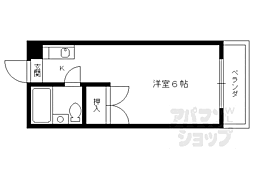 ハイツマウンテン 1Kの間取図画像
