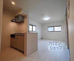 ボヌール太秦 201 2階1LDKのリビング/ダイニング