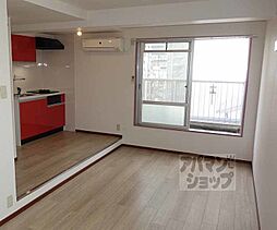 JR東海道・山陽本線 京都駅 徒歩10分の賃貸マンション 4階1Kのリビング/ダイニング