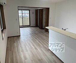 阪急京都本線 桂駅 徒歩15分の賃貸マンション 4階1LDKのリビング/ダイニング