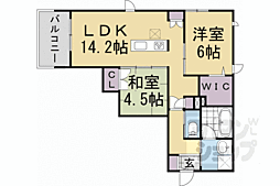 SORAIRO HILLS 2LDKの間取図画像