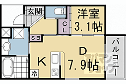 レシオス京都西院 2階