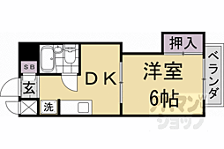 カサペルダーニョ 1DKの間取図画像
