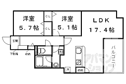 ディアコート葛野三条 3階