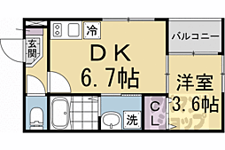 ハーモニーテラス太秦安井車道町II 2階