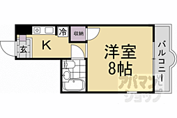 エスポワール雅 1Kの間取図画像