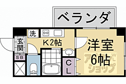 Un Castello 西院 6階