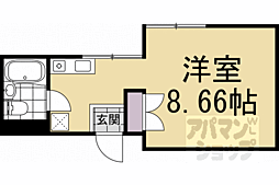 ヴィラ藤ケ森 1Kの間取図画像