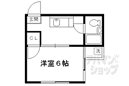 ハイツ青木 1Kの間取図画像