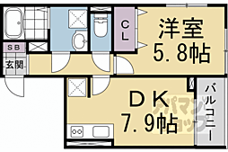 ヒカルサ京都梅津 3階/303