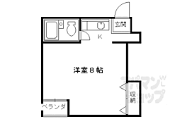 やまやすビル 1Kの間取図画像