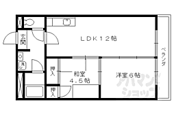 シャトーウメダ 3DKの間取図画像