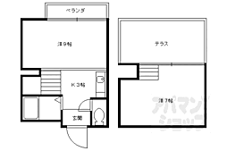 グランドールトキ 2Kの間取図画像