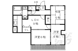 京都市営烏丸線 北山駅 徒歩1分の賃貸マンション 3階3LDKの間取り