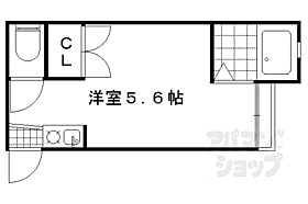 カーザピッコーラ 105 ｜ 京都府京都市北区等持院東町（賃貸アパート1K・1階・16.00㎡） その2