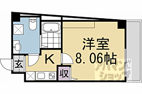 フラッティ千本寺之内北 401 ｜ 京都府京都市上京区千本通芦山寺上る閻魔前町（賃貸マンション1K・4階・23.45㎡） その2