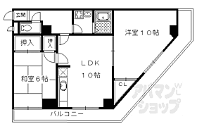 京都府京都市北区大宮中総門口町（賃貸マンション2LDK・4階・57.51㎡） その2