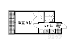 京都府京都市左京区一乗寺宮ノ東町（賃貸マンション1K・3階・21.00㎡） その2