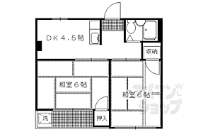 京都府京都市左京区下鴨宮崎町（賃貸マンション2K・2階・28.00㎡） その2