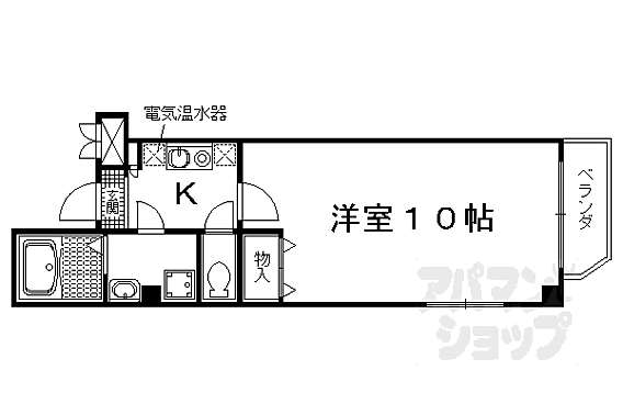 ｈａｂｉｃｅｒａ京都下鴨_間取り_0