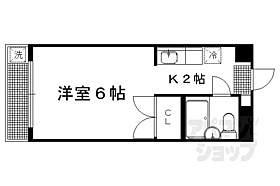 京都府京都市左京区岩倉幡枝町（賃貸マンション1K・3階・18.10㎡） その2