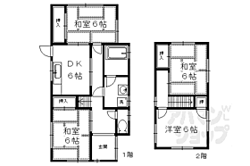 京都府京都市左京区静市市原町（賃貸一戸建4DK・--・76.18㎡） その2