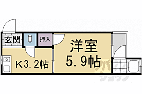 京都府京都市左京区北白川西町（賃貸アパート1K・2階・14.00㎡） その2