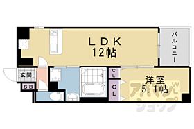 京都府京都市中京区西ノ京樋ノ口町（賃貸マンション1LDK・4階・39.40㎡） その2