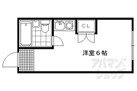 京都府京都市左京区北白川東平井町（賃貸マンション1R・1階・17.20㎡） その2