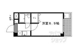 ルミエール末広 1Kの間取図画像