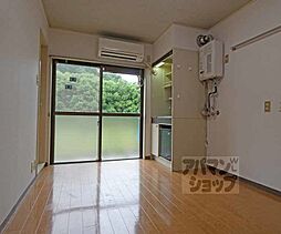 叡山電鉄鞍馬線 二軒茶屋駅 徒歩6分の賃貸マンション 1階ワンルームのリビング/ダイニング