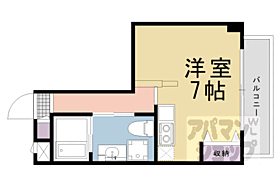 京都府京都市左京区下鴨夜光町（賃貸マンション1R・3階・17.81㎡） その2