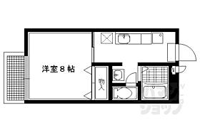 京都府京都市左京区松ケ崎久土町（賃貸アパート1K・1階・27.08㎡） その2