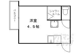 京都府京都市北区出雲路立テ本町（賃貸アパート1R・2階・9.70㎡） その2