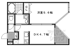 京都府京都市左京区北白川久保田町（賃貸マンション1DK・2階・28.42㎡） その2