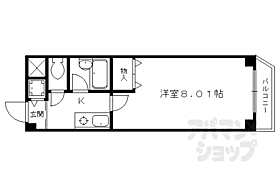 京都府京都市左京区下鴨南芝町（賃貸マンション1K・4階・22.00㎡） その2