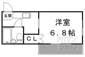 京都府京都市北区紫野東舟岡町（賃貸マンション1K・2階・19.53㎡） その2