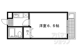 叡山電鉄叡山本線 一乗寺駅 徒歩7分の賃貸マンション 3階1Kの間取り
