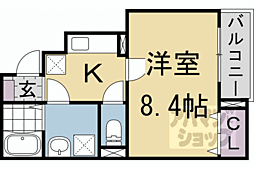 京都市営烏丸線 北大路駅 徒歩24分 2階/-