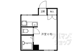 ハウス50 ワンルームの間取図画像