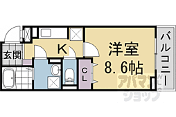 京都市営烏丸線 北大路駅 徒歩24分 3階/-