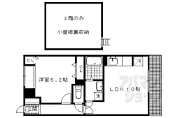 浄雲壱番館 1LDKの間取図画像