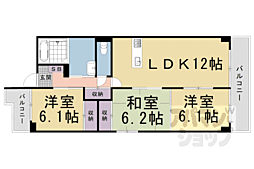 コト北小路 3LDKの間取図画像