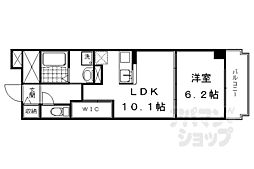 アビタシオンオンズアン 1LDKの間取図画像