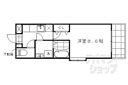 メゾン・エイム 1Kの間取図画像