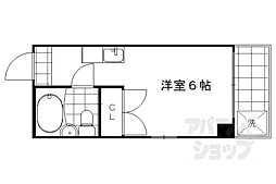 吉田マンション 1Kの間取図画像