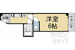 ビアンカ1 1Kの間取図画像