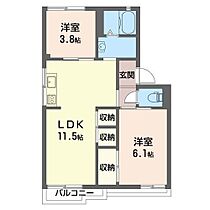 サンモール 202 ｜ 神奈川県秦野市堀山下（賃貸アパート2LDK・2階・48.00㎡） その2