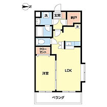 パルテール足柄II 202 ｜ 神奈川県南足柄市怒田（賃貸マンション1LDK・2階・44.82㎡） その2